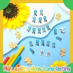 100 Pcs Autism Awareness Enamel Lapel Pins