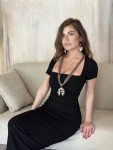 Western Turquoise Pendant Necklace and Earrings Set