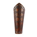 Viking Style Faux Leather Arm Gauntlet Bracer