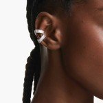 Ariana Grande Crystal Ear Cuff Earrings - Rhodium