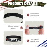 200 Pcs Veteran Suicide Awareness Silicone Bracelets