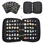 Purple Enamel Pin Display Case with 6 Pages