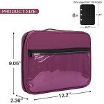 Purple Enamel Pin Display Case with 6 Pages