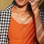 Vintage Gold Coin Pendant Necklace for Women