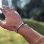 Men's Minimalist Titanium Cuff Bracelet - Waterproof