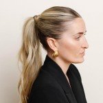 Chunky Gold Vintage Hoop Earrings by House Of Hunter