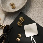 Chunky Gold Vintage Hoop Earrings by House Of Hunter