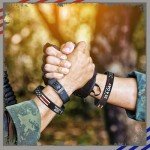 200 Pcs Veteran Suicide Awareness Silicone Bracelets