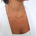 Dainty Gold Swarovski Teardrop Choker Necklace