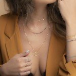 Dainty Gold Swarovski Teardrop Choker Necklace