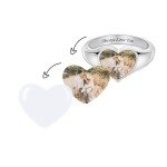 Personalized Photo Signet Ring - Custom Engraved Gift