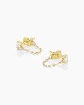 Gorjana Desi Chain Huggie Earrings in Gold
