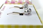 Betsey Johnson Gold Tone Pearl Drop Earrings