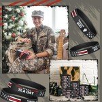 200 Pcs Veteran Suicide Awareness Silicone Bracelets