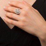 BERRICLE Vintage Inspired Art Deco CZ Ring Size 9