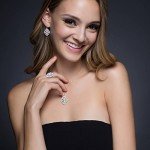 BERRICLE Vintage Inspired Art Deco CZ Ring Size 9