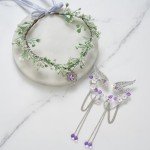 Fairy Crown Elf Ears Cuffs Cosplay Set