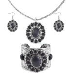 Turquoise Howlite Jewelry Set for Women