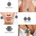 Turquoise Howlite Jewelry Set for Women