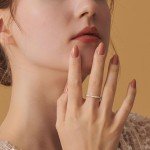 Gold Moissanite Eternity Ring for Women