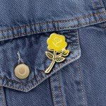 Elegant Rose Enamel Pins - Perfect Gift Set