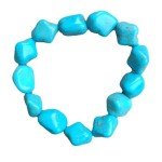 Chunky Blue Turquoise Multi-Beaded Statement Necklace