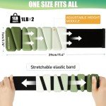 Adjustable 1Lb Wrist Weights Set for Women