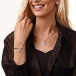 Linus Peanuts Pendant Dangle Charm Bracelet