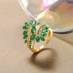 Flower Cocktail Ring with Opal & Gemstones