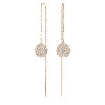 Swarovski Meteora Rose Gold Drop Earrings