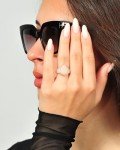 Stylish Women's Silicone Engagement Rings - Size 8