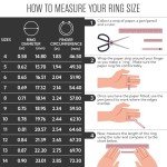 Stylish Women's Silicone Engagement Rings - Size 8