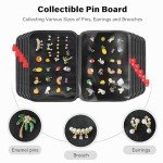 Enamel Pin Display Case with 18 Pages