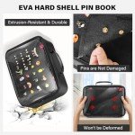 Enamel Pin Display Case with 18 Pages