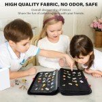Enamel Pin Display Case with 18 Pages