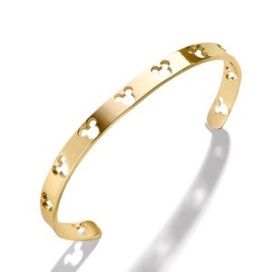 Disney Mickey Mouse Gold Cutout Cuff Bracelet