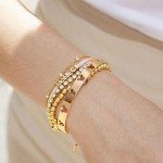 Disney Mickey Mouse Gold Cutout Cuff Bracelet