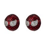 Bolenvi Spider Hero Cartoon Stud Earrings – Silver