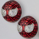 Bolenvi Spider Hero Cartoon Stud Earrings – Silver