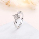 Celtic Knot Heart Sterling Silver Stackable Ring