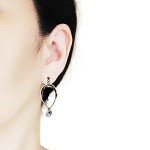 Miyabi Grace Gold Teardrop Cubic Zirconia Clip-On Earrings