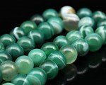 Natural Green Agate Beaded Choker Necklace