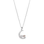 Disney Mickey & Minnie Moon Pendant Necklace