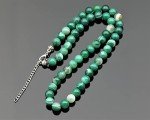 Natural Green Agate Beaded Choker Necklace