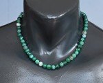 Natural Green Agate Beaded Choker Necklace
