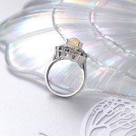 Stunning Flower Gemstone Cocktail Ring in Gold