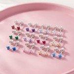 Sterling Silver 4mm Kids Stud Earrings for Girls