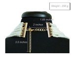 Multi-Strand Simulated Pearl Necklace and Earrings Set
