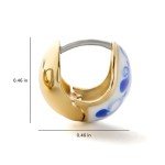 Mini Abby Sphere Hoop Earrings - 14K Gold & Silver