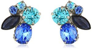 Sorrelli Ultramarine Clip-On Rock Candy Earrings